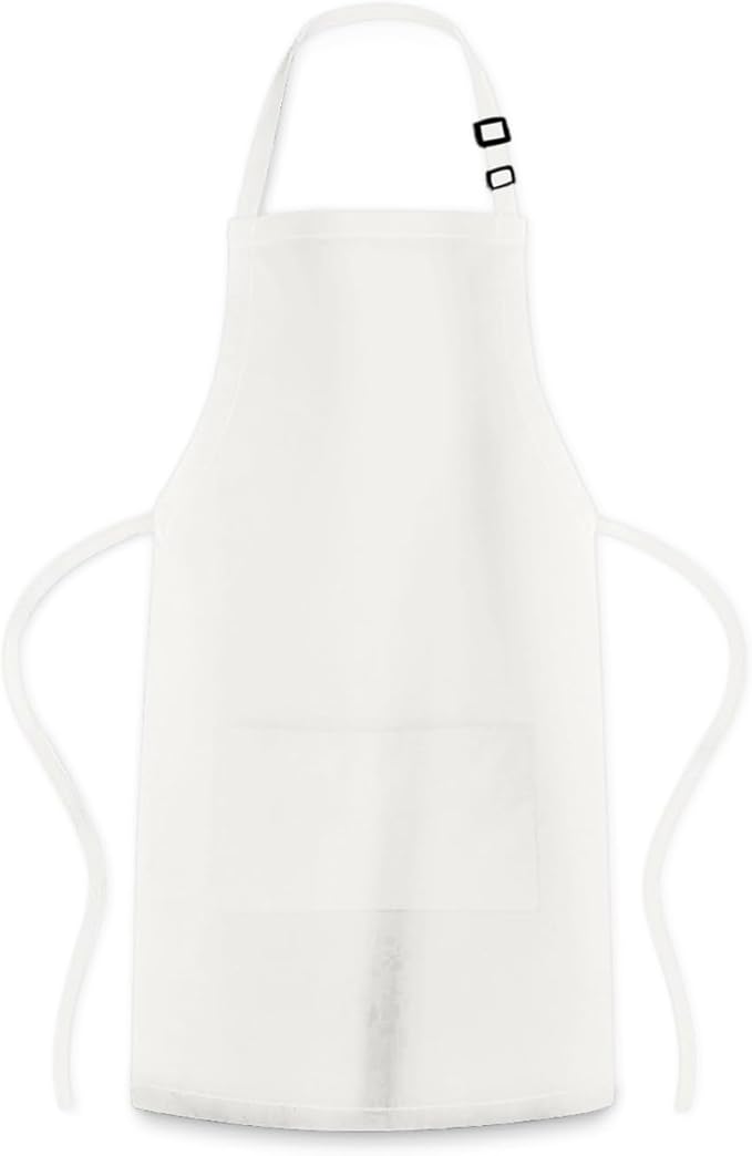 Adjustable Bib Apron 100% Polyester Kitchen Aprons Waterdrop Resistant Aprons - Image 8