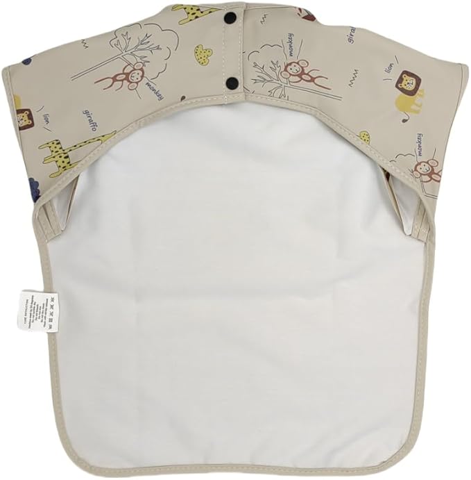 Waterproof Baby Bibs, Infant Toddler Extra Cover Feeding Bib - Image 7