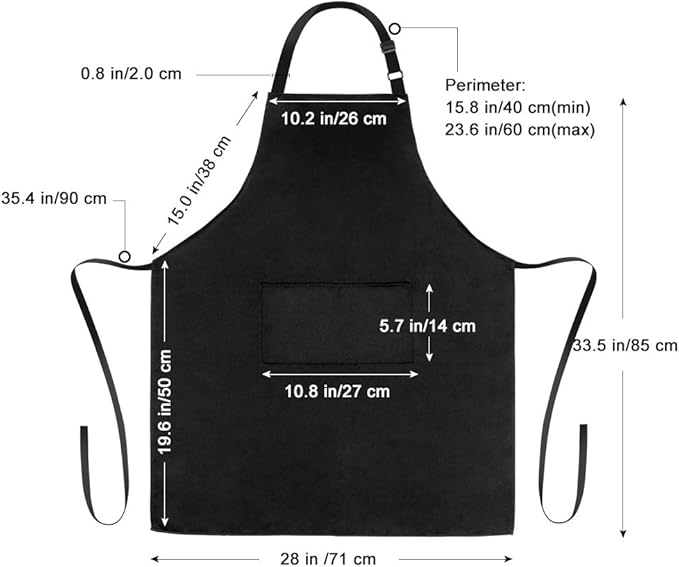 Jubatus 12 Pack 100% Cotton Aprons Bulk - Image 7