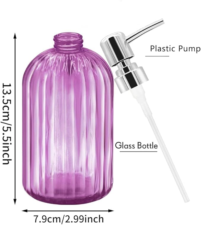 Soap Dispenser - 2 Pack 14 Oz Kitchen Soap Dispenser - Image 2