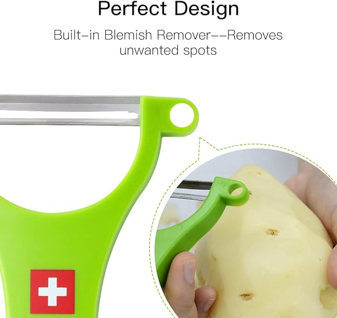 Original Swiss Made Peeler Vegetable&Fruits stainless steel blade Peeler - Image 4