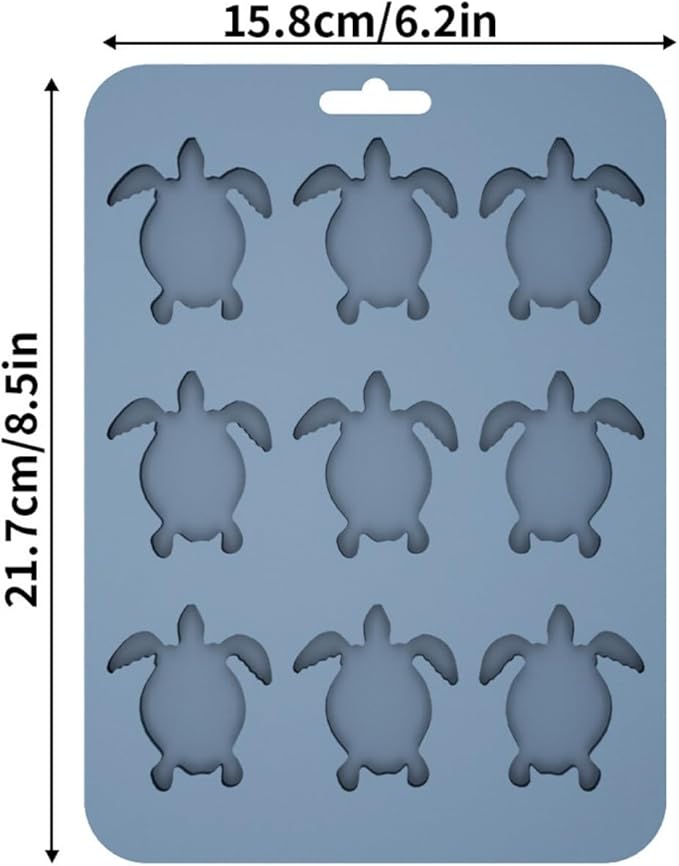 Ice Cube Mold Turtle Shaped Silicone Ice Cube Tray - Image 2