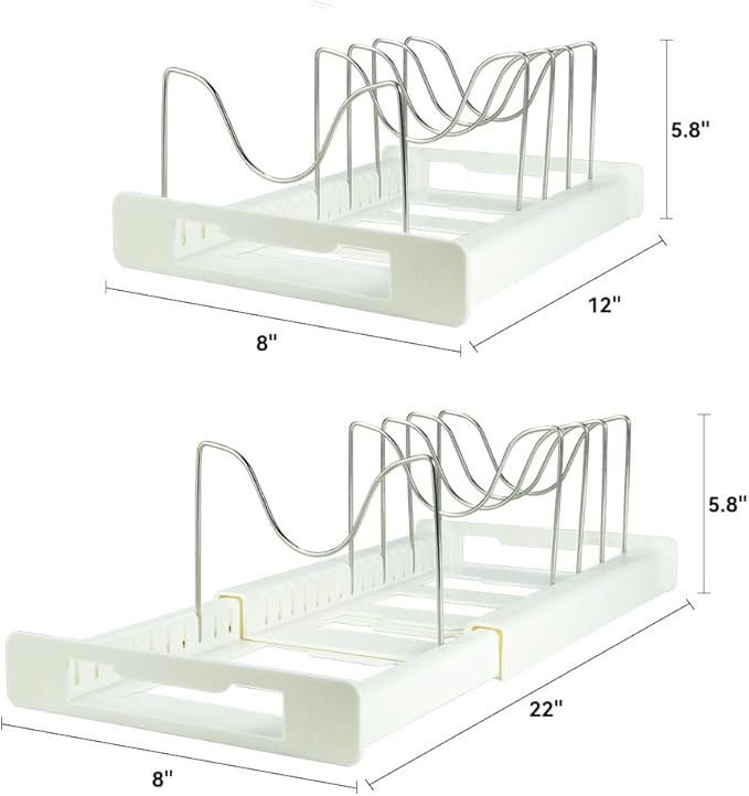 Adjustable Pot and Pan Organizer - Image 4