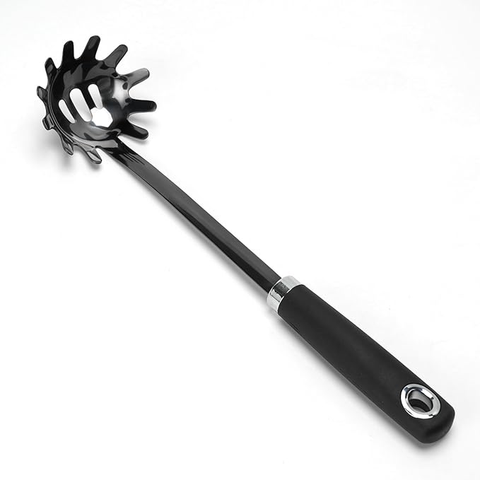Stainless Steel Spaghetti Spoon, 13 Inch Pasta Server by JXWING