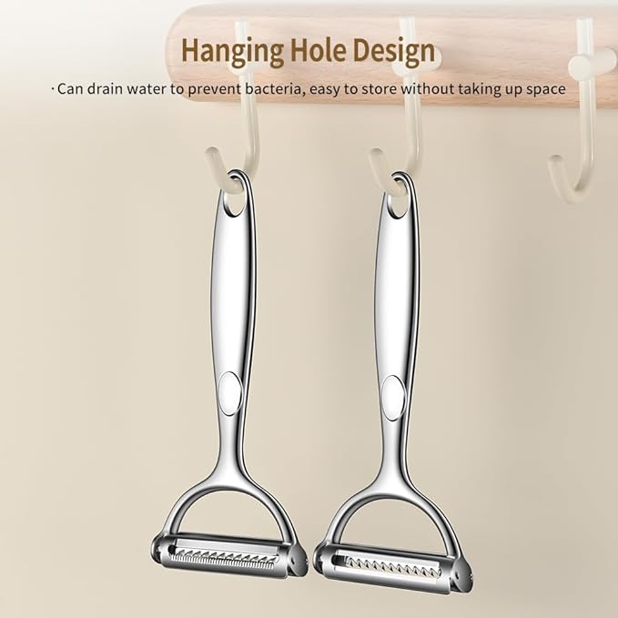 2 in 1 Ultra Sharp Julienne Peeler Vegetable Peeler - Image 8