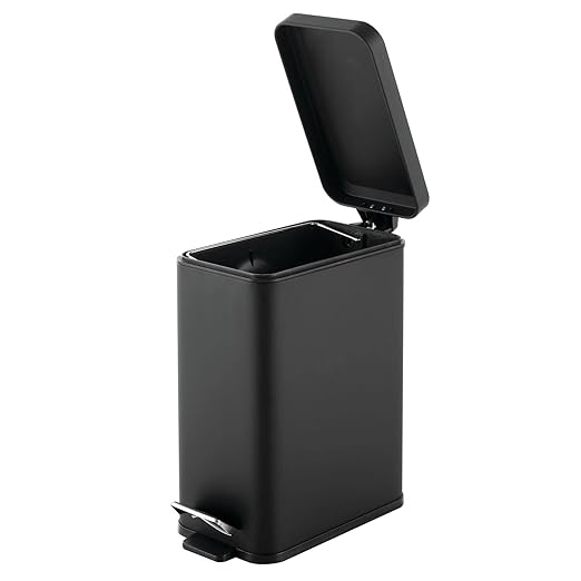 mDesign Pedal Bin — Waste Bin - Image 5