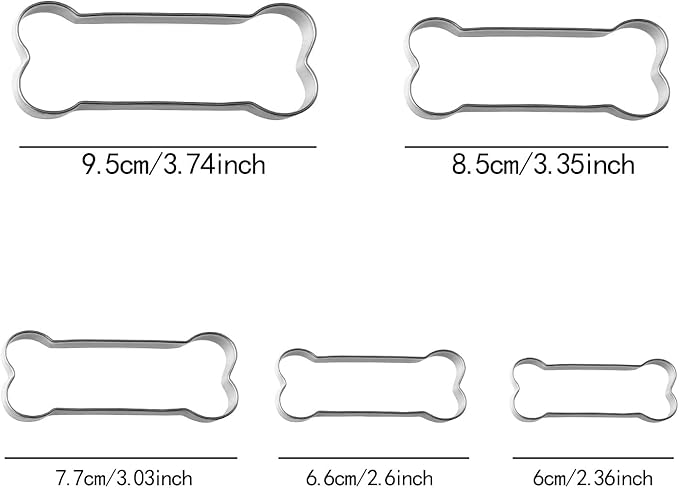 Dog Bone Cookie Cutters Biscuit - Image 3