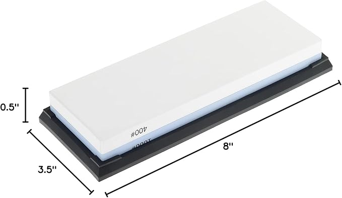 Mercer Culinary Premium Sharpening Stone 400/1000 Grit - Image 10