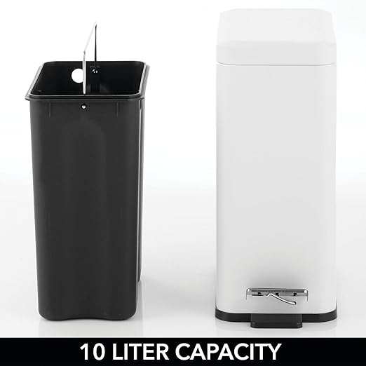 mDesign Pedal Bin — Waste Bin - Image 4
