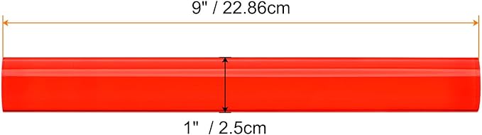 HARFINGTON Acrylic Clay Roller 9 Inch x 1 Inch Solid Non-Stick Plastic Round - Image 2