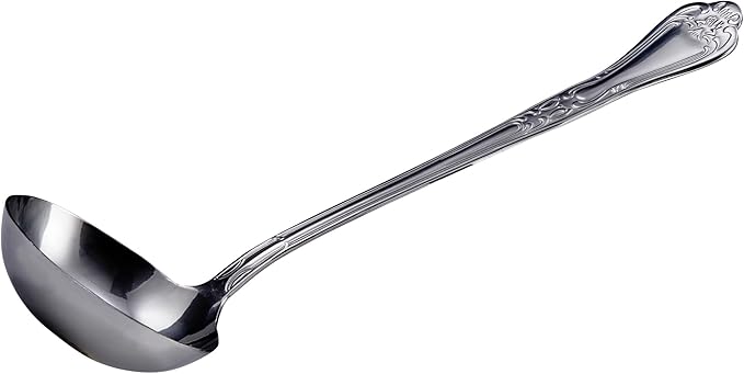 Winco Heavy-Duty Gravy/Soup Ladle, 4 Ounce by Winco