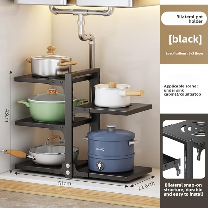 adjustable Pot and Pan Organizer - Image 6