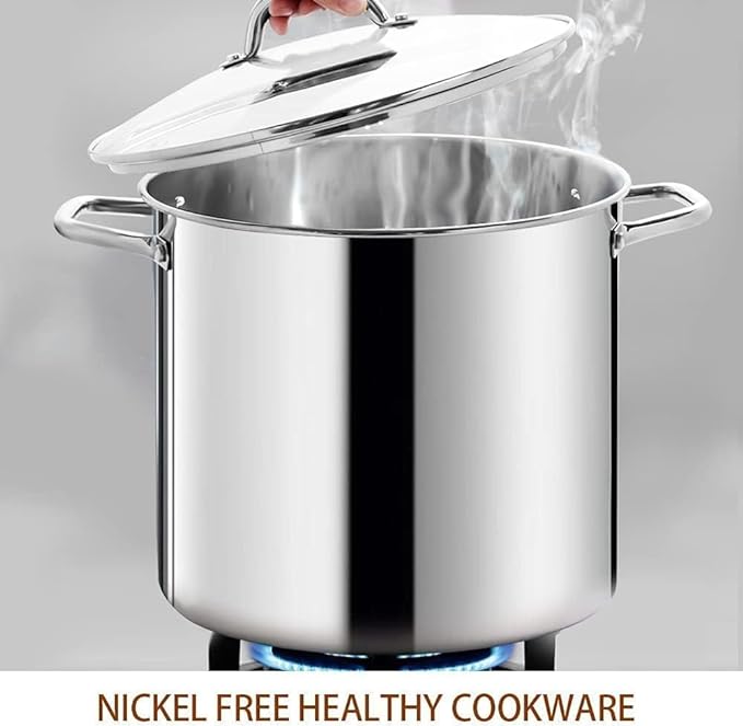 HOMICHEF 16 Quart LARGE Stock Pot - Image 3