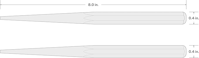 TEKTON 1/8 Inch Alignment Punch | 66173 | Made in USA - Image 7