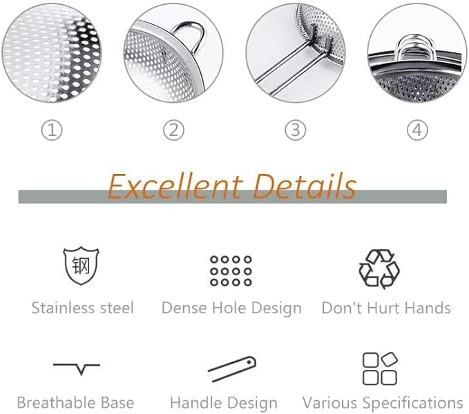 Stainless Steel Basin Colander - Image 3