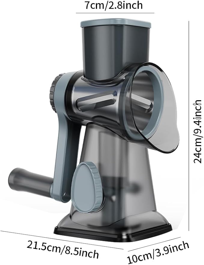 Cheese Grater Hand Crank Rotary Vegetables Shredder - Image 3