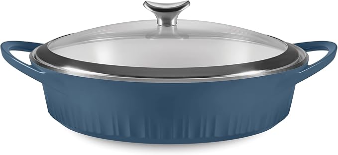 CorningWare QuickHeat 4-QT Cast Aluminum Braiser by CorningWare