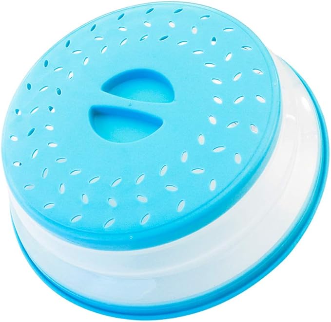 Pack of 2 Collapsible Microwave Food Cover, Splatter Guard, Vented Microwave Lid - Image 3