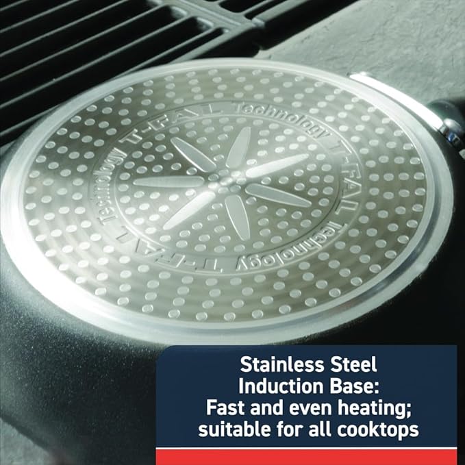 T-Fal Experience Non Stick Fry Pan Set 3 Piece, 12 Inch Induction Oven Broiler - Image 5