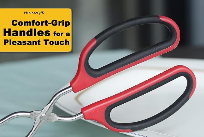 HINAMY Stainless Steel Scissor Tongs - Image 5