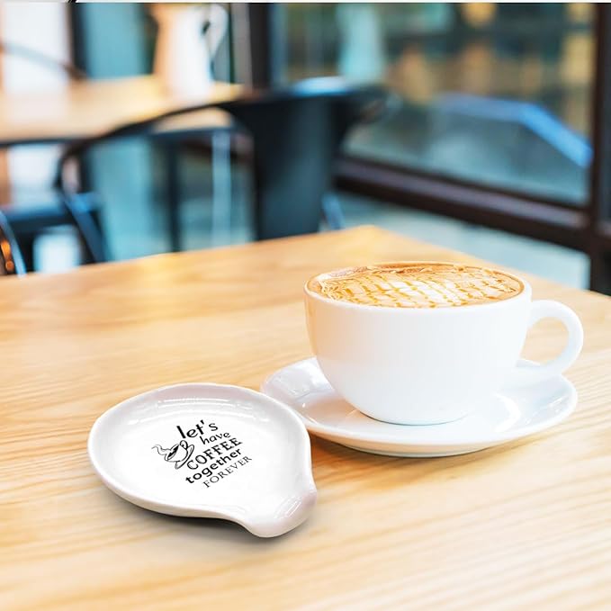 Funny Coffee Spoon Holder-Coffee Spoon Rest-Cafe Bar Station Accessories-Let's - Image 7