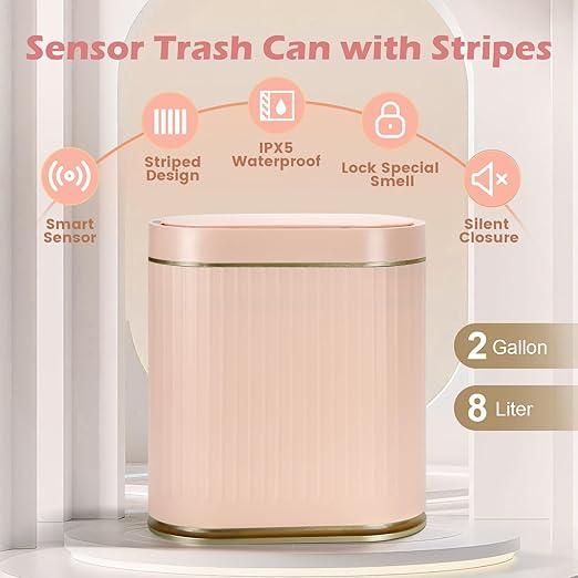 SYNCVIBE Bathroom Sensor Trash Can - Image 5