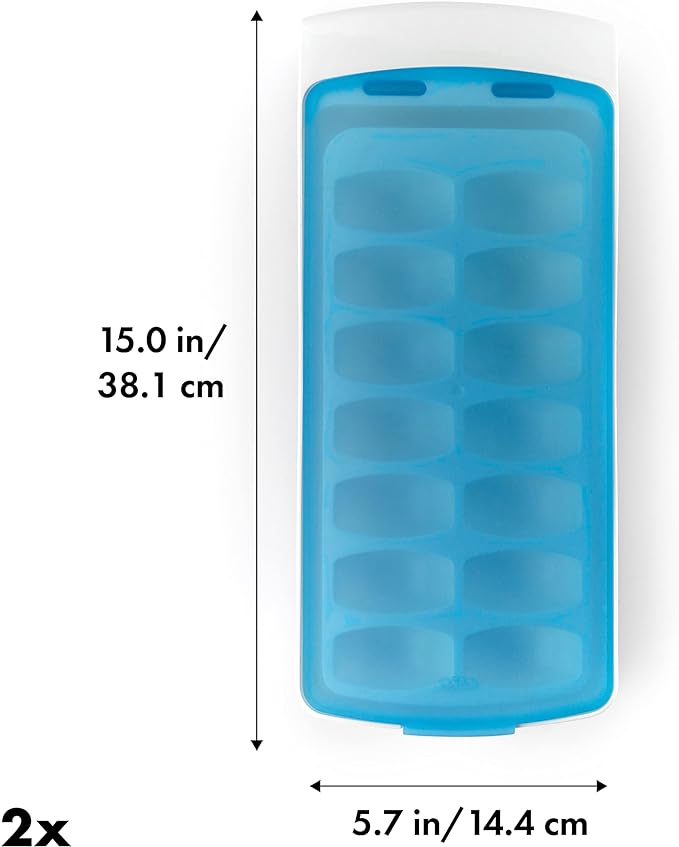 OXO Good Grips 2-Pack No-Spill Ice Cube Tray - Image 2