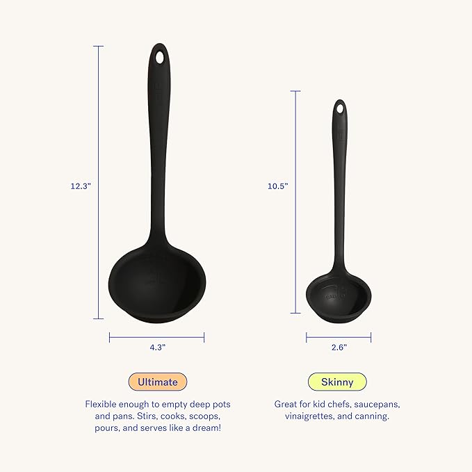 GIR: Get It Right Silicone Ladle Spoon –High Heat Resistant Kitchen Tool - Image 2