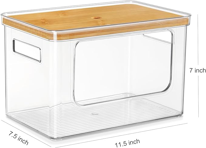 Hudgan Stackable Storage with Bamboo Top - Image 6