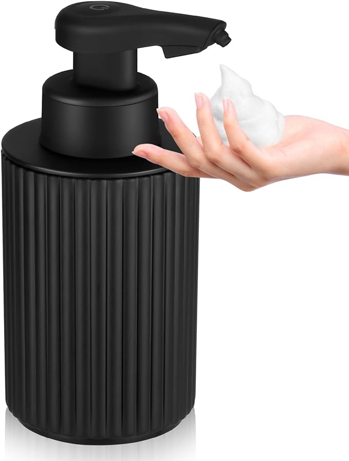 Automatic Soap Dispenser Foaming Touchless: 9oz Black Plastic by PHNEEMSAUTOMATICSOAPDISPENSER