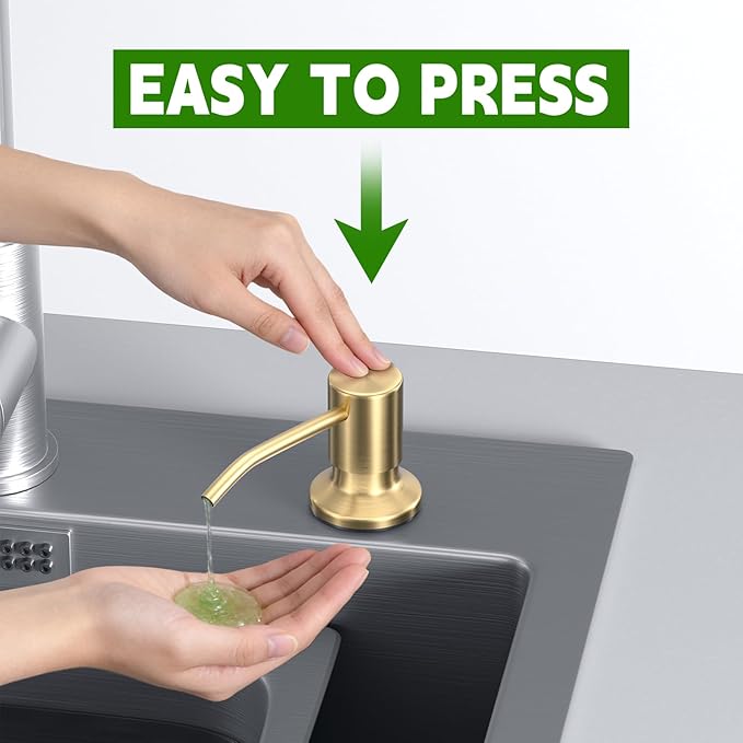Kitchen Sink Soap Dispenser, Built in SoapDispenser, Counter Lotion Dispenser - Image 3