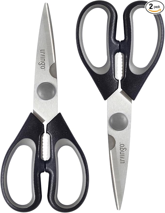 LIVINGO 7.5" Kitchen Scissors All Purpose by LIVINGO
