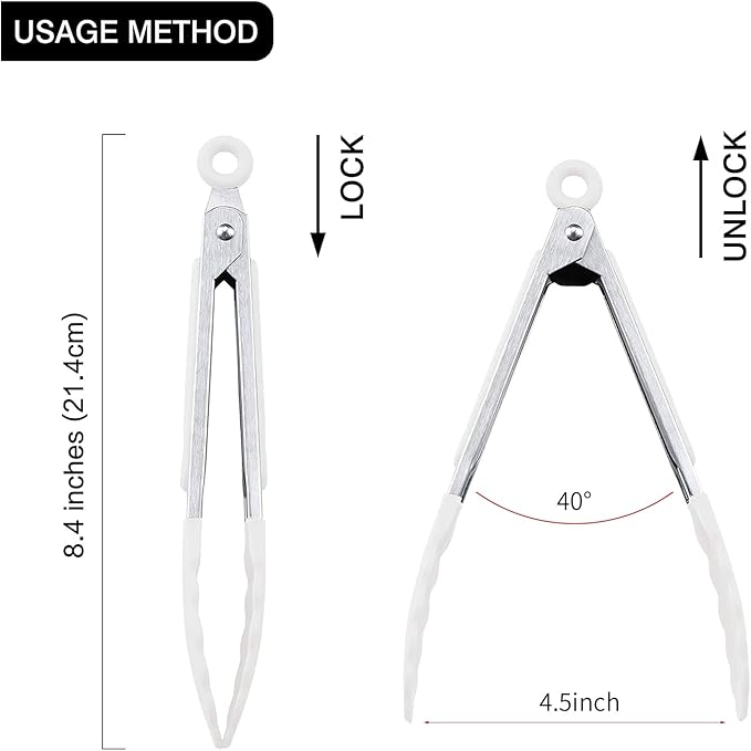 MSY BIGSUNNY Kitchen Food Tongs - Image 2