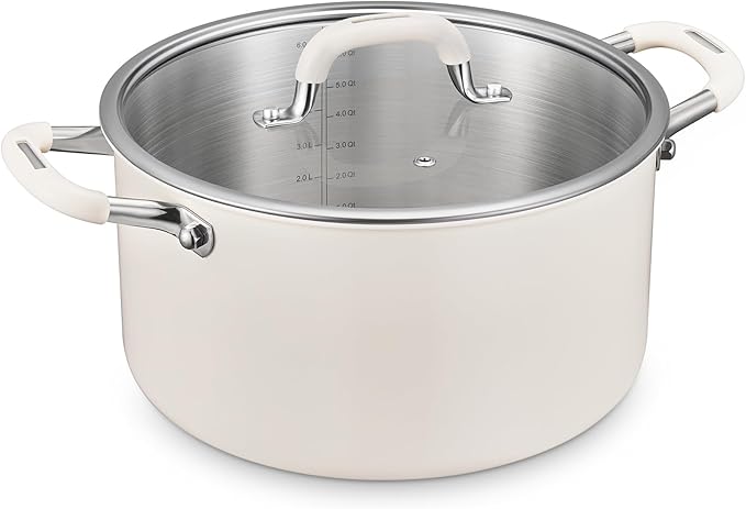 10 Quart Nonstick Stock Pot by BEZIA