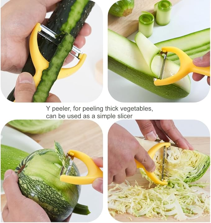 Carrot Peelers, Kitchen Vegetable Peeler Set, Including orange peeler, Corn - Image 3