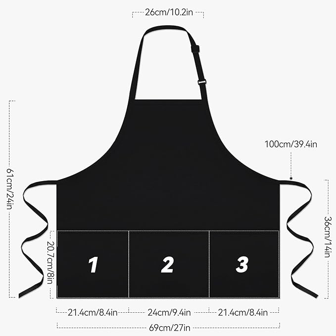 NLUS Kitchen Cooking Apron - Image 2