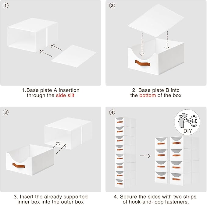 Homsorout Stackable Storage Drawers - Image 7