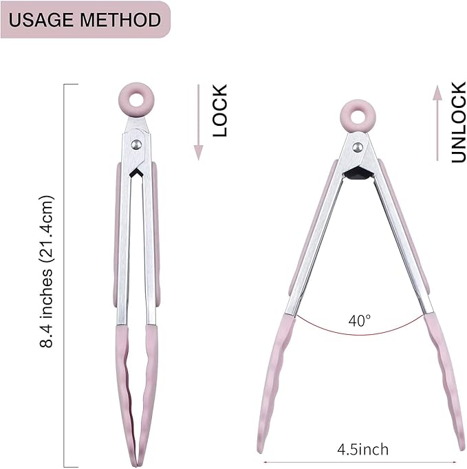 MSY BIGSUNNY Kitchen Food Tongs - Image 2