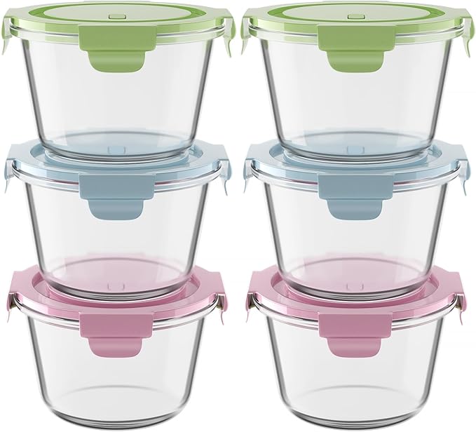16oz Glass Meal Prep Containers - Image 2