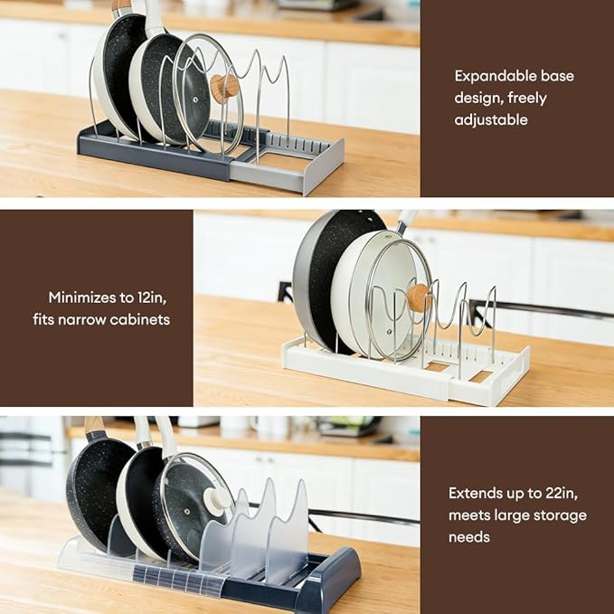 Adjustable Pot and Pan Organizer - Image 6