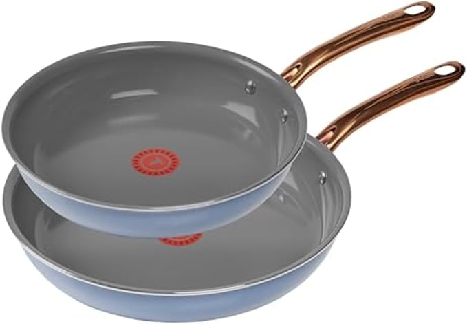 T-Fal Preserve Ceramic Nonstick Frying Pan 2-Pc Set, 8.5" & 11", Oven Broiler by T-falbrand
