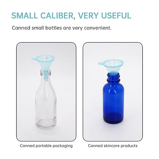 Mini Funnel 4-Pack for Lab Bottles, Sand Art, Essential Oil, Recreational - Image 4