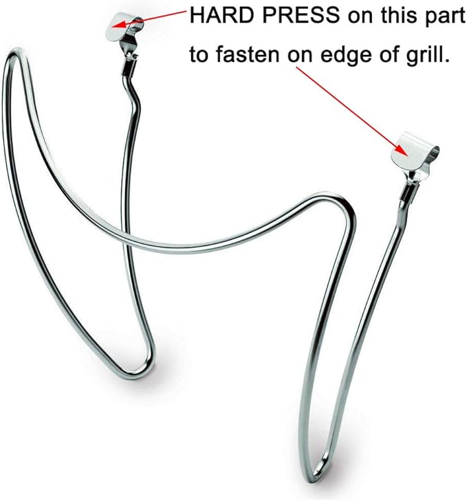 QuliMetal Grill Lid Holder for Weber Charcoal Kettle Grill 22.5 Inch and 18.5 - Image 4