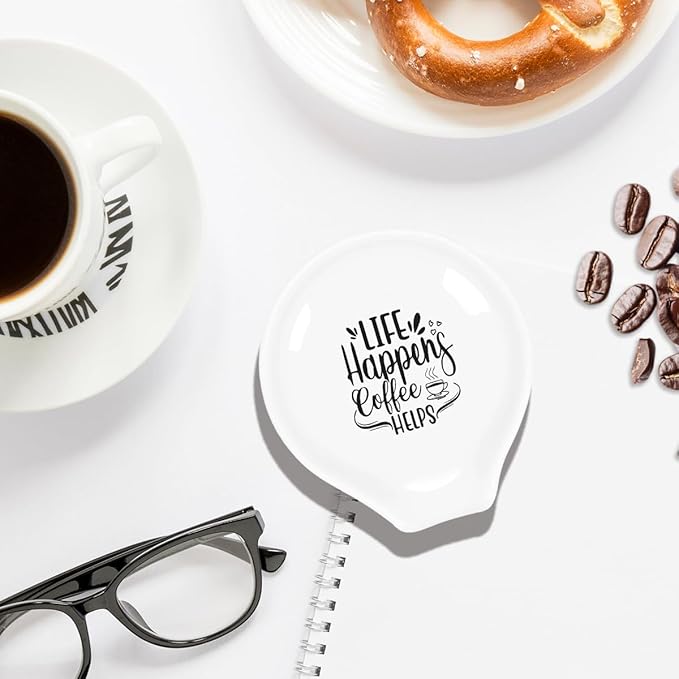 Funny Coffee Spoon Holder-Coffee Spoon Rest-Cafe Bar Station Accessories-Life - Image 6