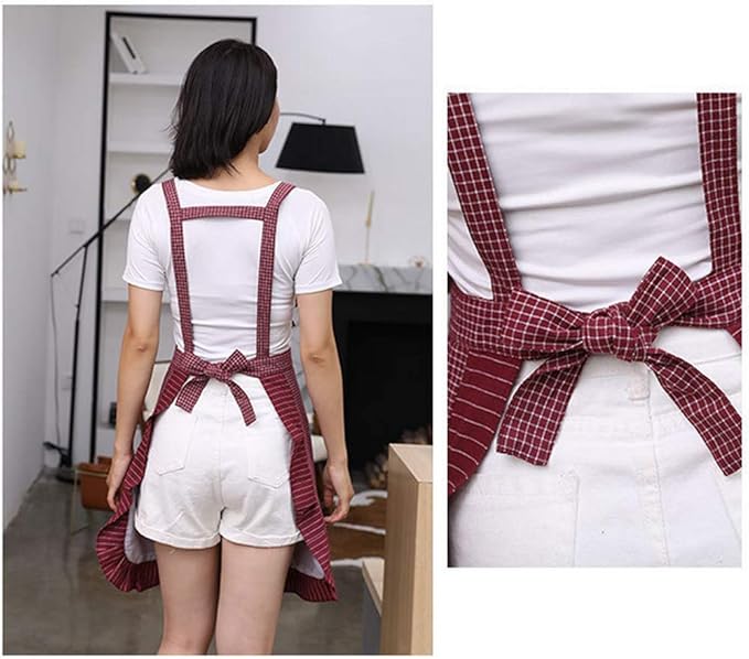 Cute Apron for Women with Pockets, Comfortable Kitchen Apron - Image 2