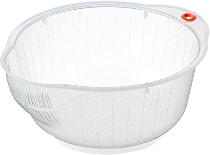 Inomata Plastic Japanese Rice Washing Bowl by Inomata