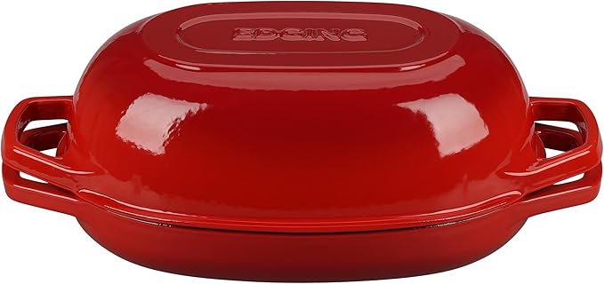 EDGING CASTING Enameled Cast Iron Oval Dutch Oven Pot - Image 6