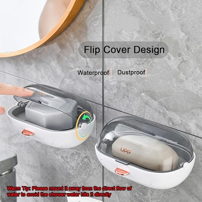 1Pc Shower Soap Dish Holder - Image 2