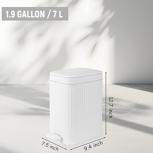 rejomiik Small Bathroom Trash Can - Image 7