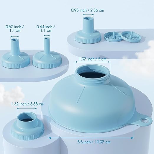 Pisol Wide Mouth Versatile Funnel, Canning Funnels - Image 3